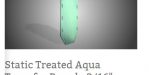 Static Treated Aqua Transfer Board - 3/16" x 22" x 72", #PTB-7799PTD-ST-A-22